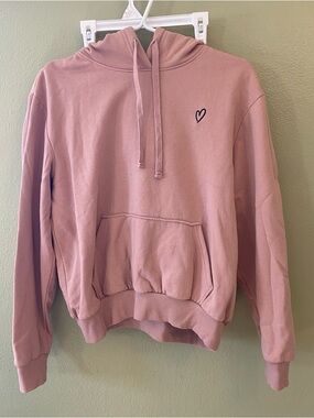 Small H&M Tan w Heart Embroidery